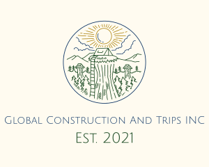 Trip - Sky Forest Camp logo design
