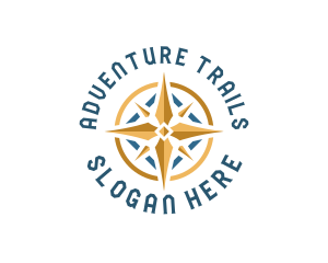 Adventure Navigation Compass logo design