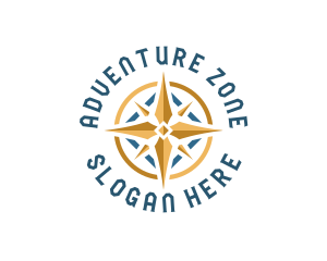 Adventure Navigation Compass logo design