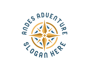 Adventure Navigation Compass logo design