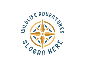 Adventure Navigation Compass logo design