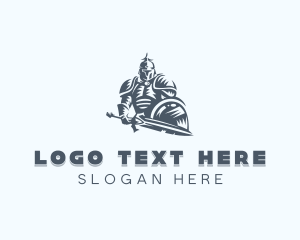 Strong - Strong Barbarian Sword logo design