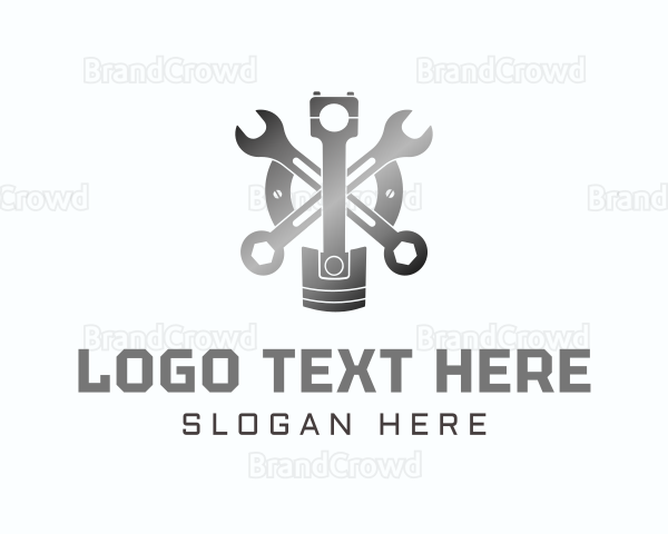 Gradient Car Mechanic Logo