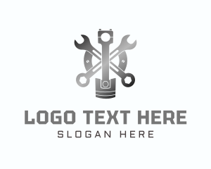 Mechanical - Gradient Car Mechanic logo design