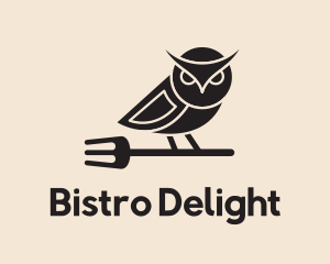 Owl Fork Dining logo design