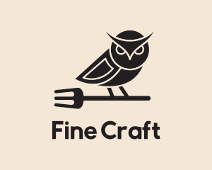 Owl Fork Dining logo design