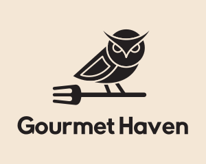 Owl Fork Dining logo design