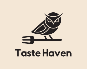 Owl Fork Dining logo design