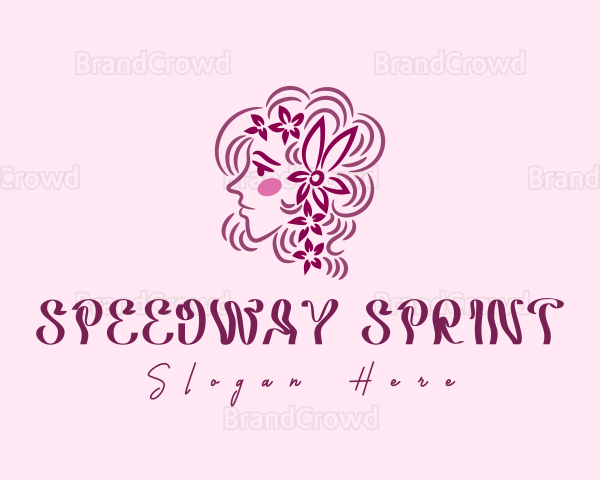 Beauty Woman Flower Logo