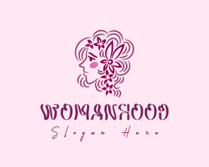 Beauty Woman Flower Logo