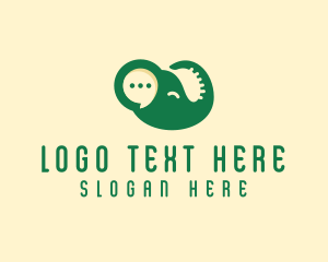 Communication - Chat Software Elephant logo design