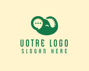 Speech - Chat Software Elephant logo design