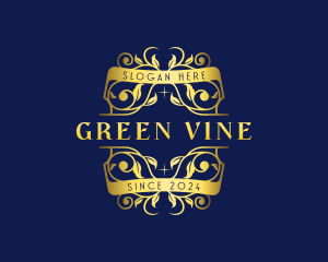 Luxury Ornamental Vine logo design