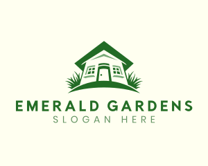 House Lawn Landscaping logo design