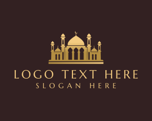 Arabic - Mosque Temple Architecture logo design