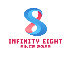 Eight - Ribbon Infinity Loop logo design