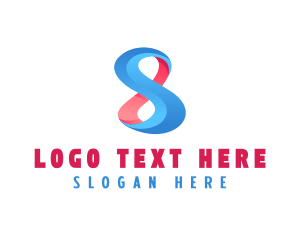 Advertising - Ribbon Infinity Loop logo design