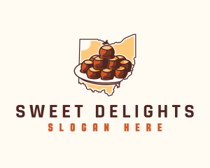 Ohio Buckeyes Dessert logo design