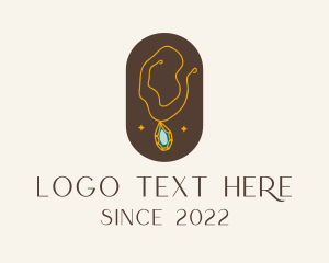 Gemstone - Premium Jewelry Necklace logo design