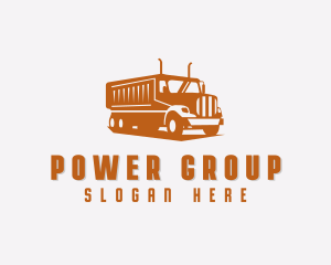 Logistics Truck Vehicle Logo