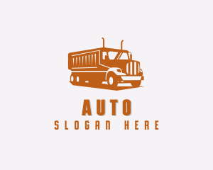 Logistics Truck Vehicle Logo