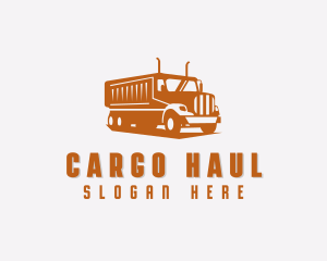 Logistics Truck Vehicle logo design