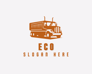 Haulage - Logistics Truck Vehicle logo design