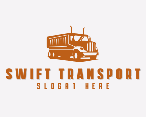 Logistics Truck Vehicle logo design