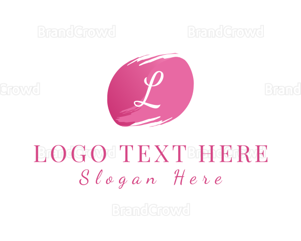 Feminine Beauty Paint Logo