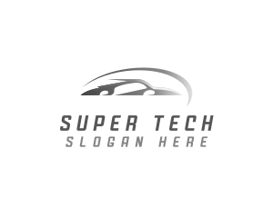 Super Car Auto Racing logo design