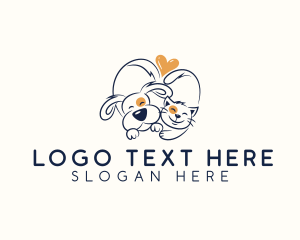 Pet Love Veterinarian logo design