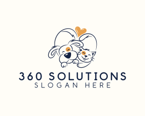 Pet Love Veterinarian logo design