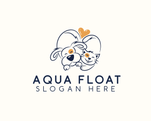 Pet Love Veterinarian logo design