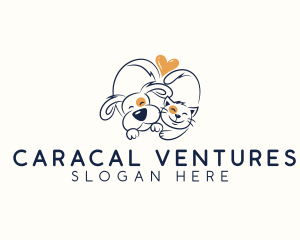 Pet Love Veterinarian logo design