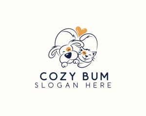 Pet Love Veterinarian logo design