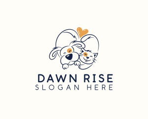 Pet Love Veterinarian logo design