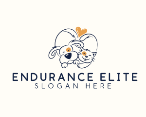 Pet Love Veterinarian logo design