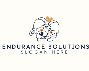 Pet Love Veterinarian logo design