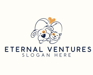 Pet Love Veterinarian logo design