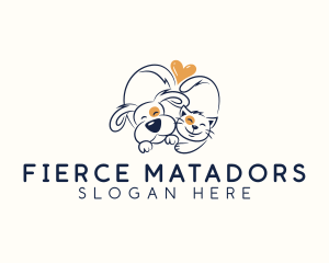 Pet Love Veterinarian logo design