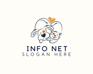 Pet Love Veterinarian logo design