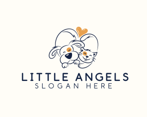 Pet Love Veterinarian logo design