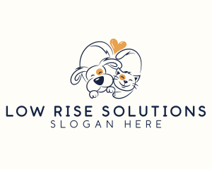 Pet Love Veterinarian logo design