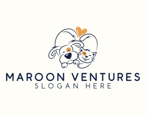 Pet Love Veterinarian logo design