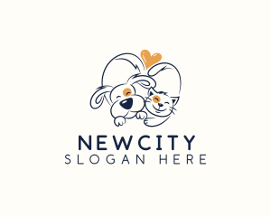 Pet Love Veterinarian logo design