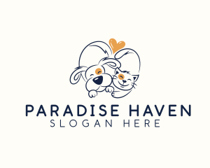 Pet Love Veterinarian logo design