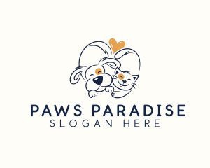 Pet Love Veterinarian logo design