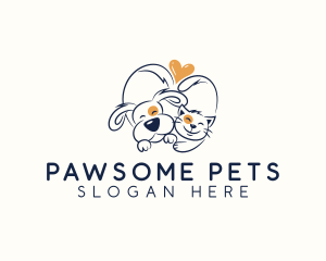 Pet Love Veterinarian logo design