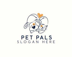 Pet Love Veterinarian logo design