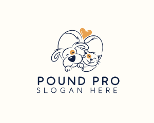 Pet Love Veterinarian logo design